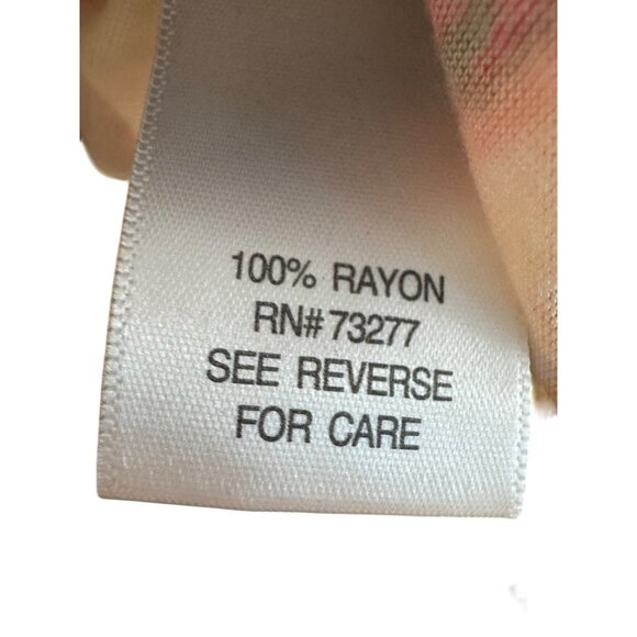 Simply Vera Vera Wang Womens Medium Multicolor Printed Long Sleeve Knit Top - Picture 4 of 7